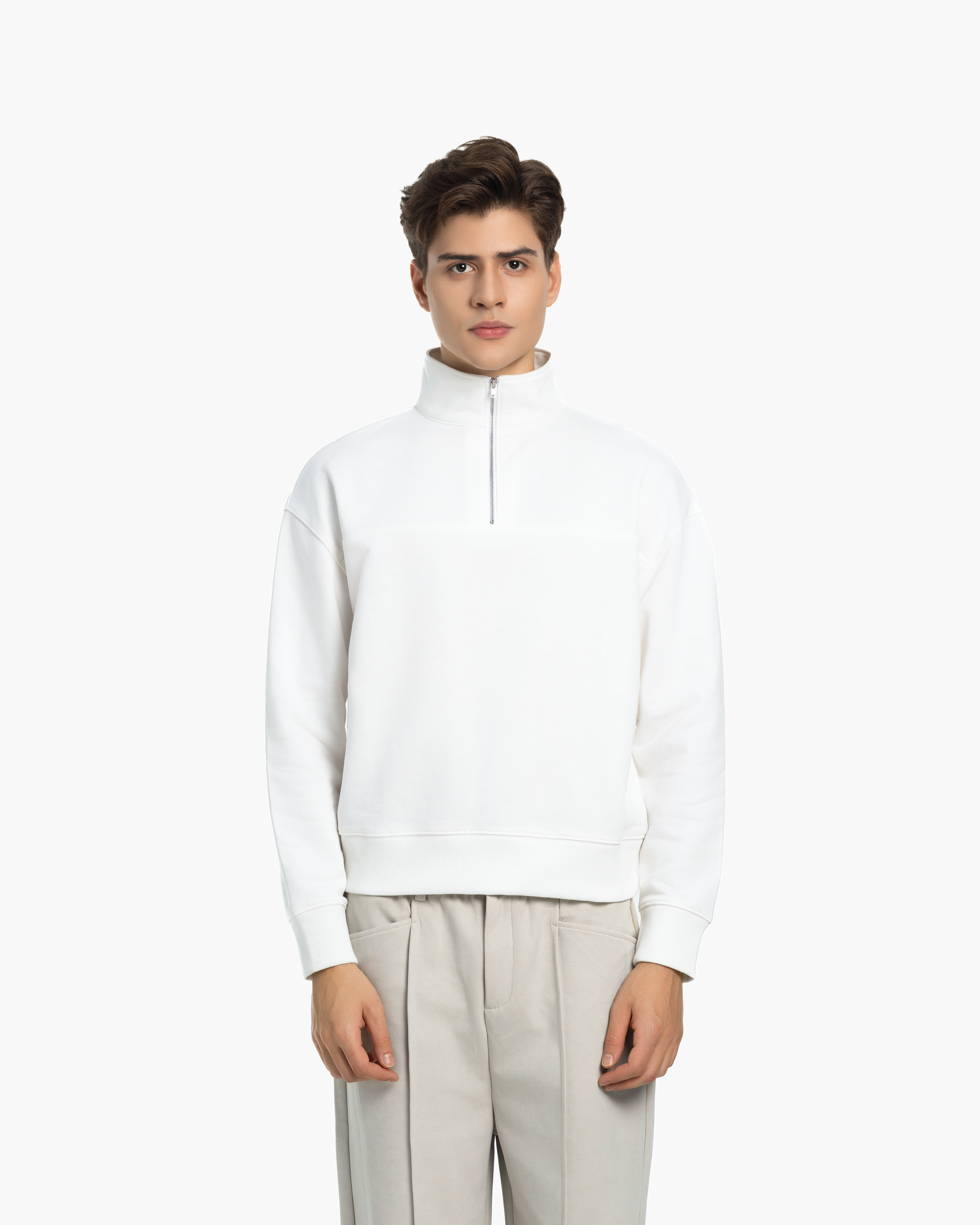 Sweatshirt With Zip 0685