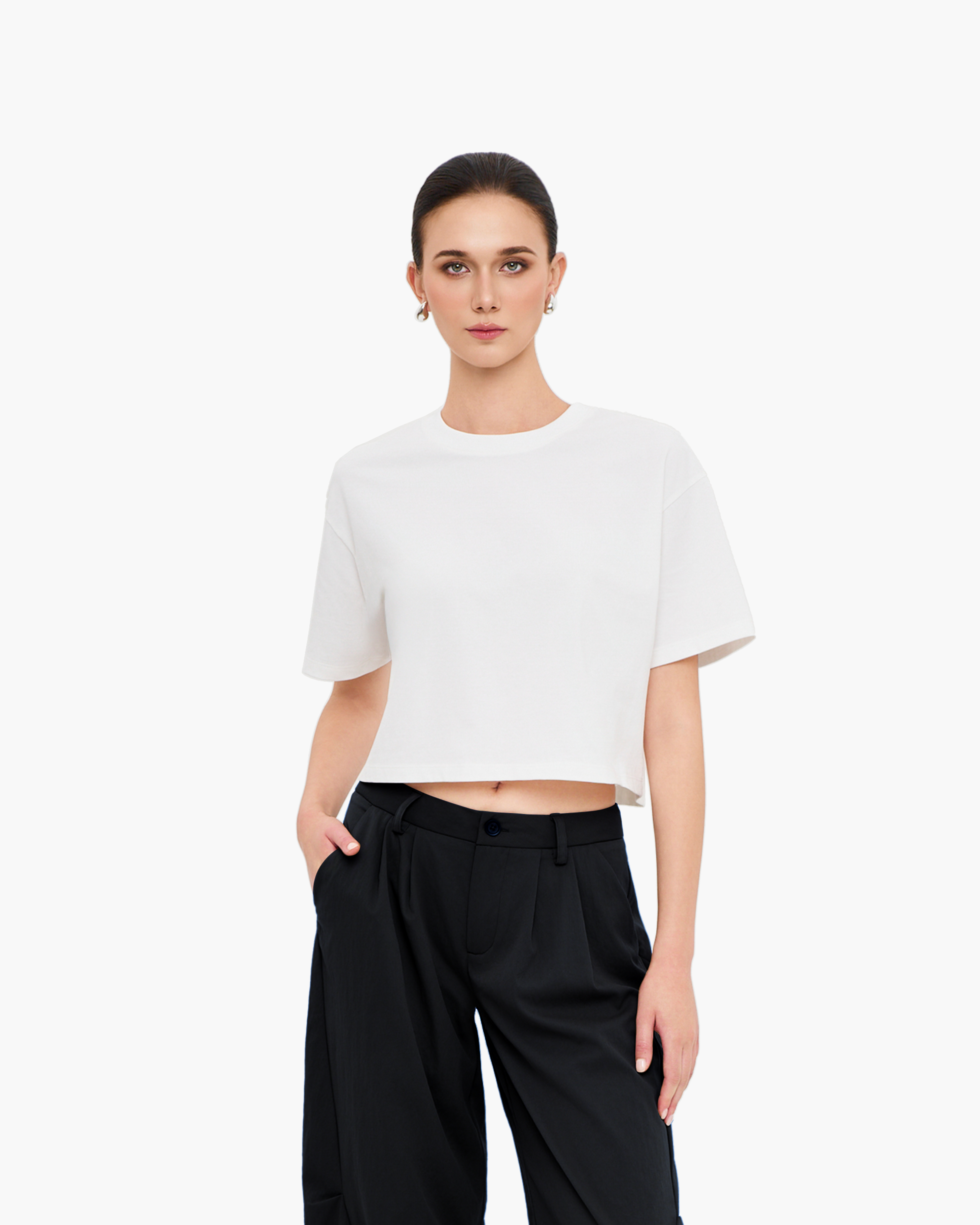 Women's Classic Crop Tee 0646