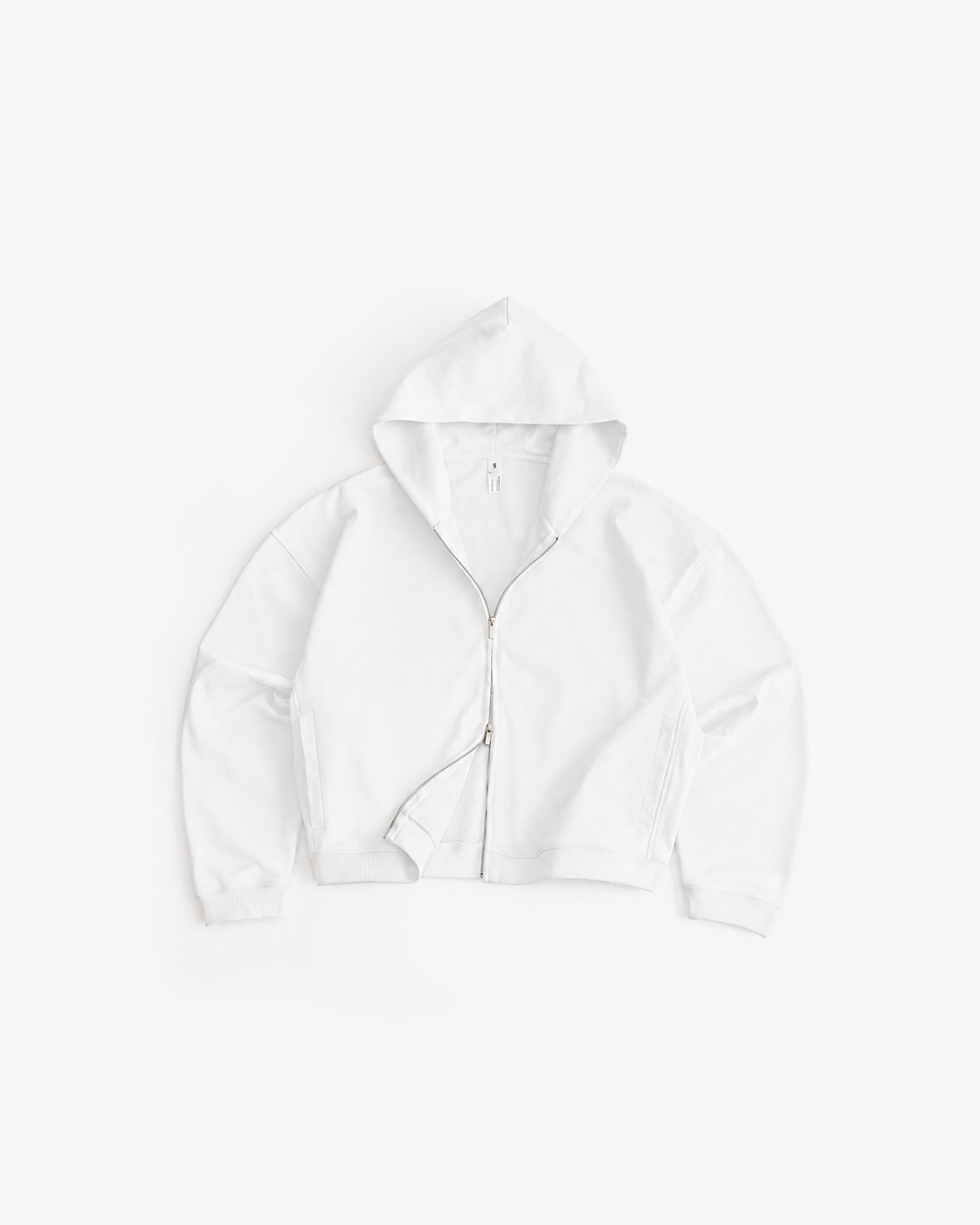 Boxy Zip Hoodie 0585