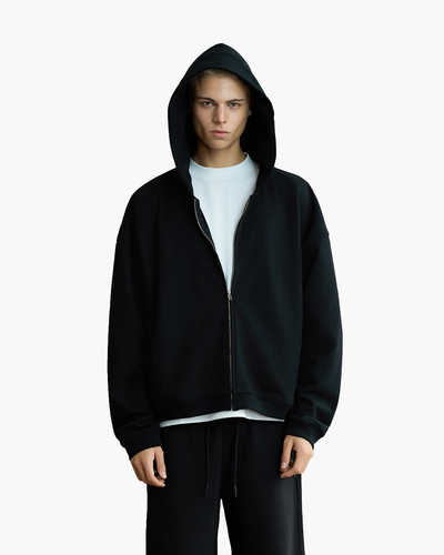 Boxy Zip Hoodie 0585