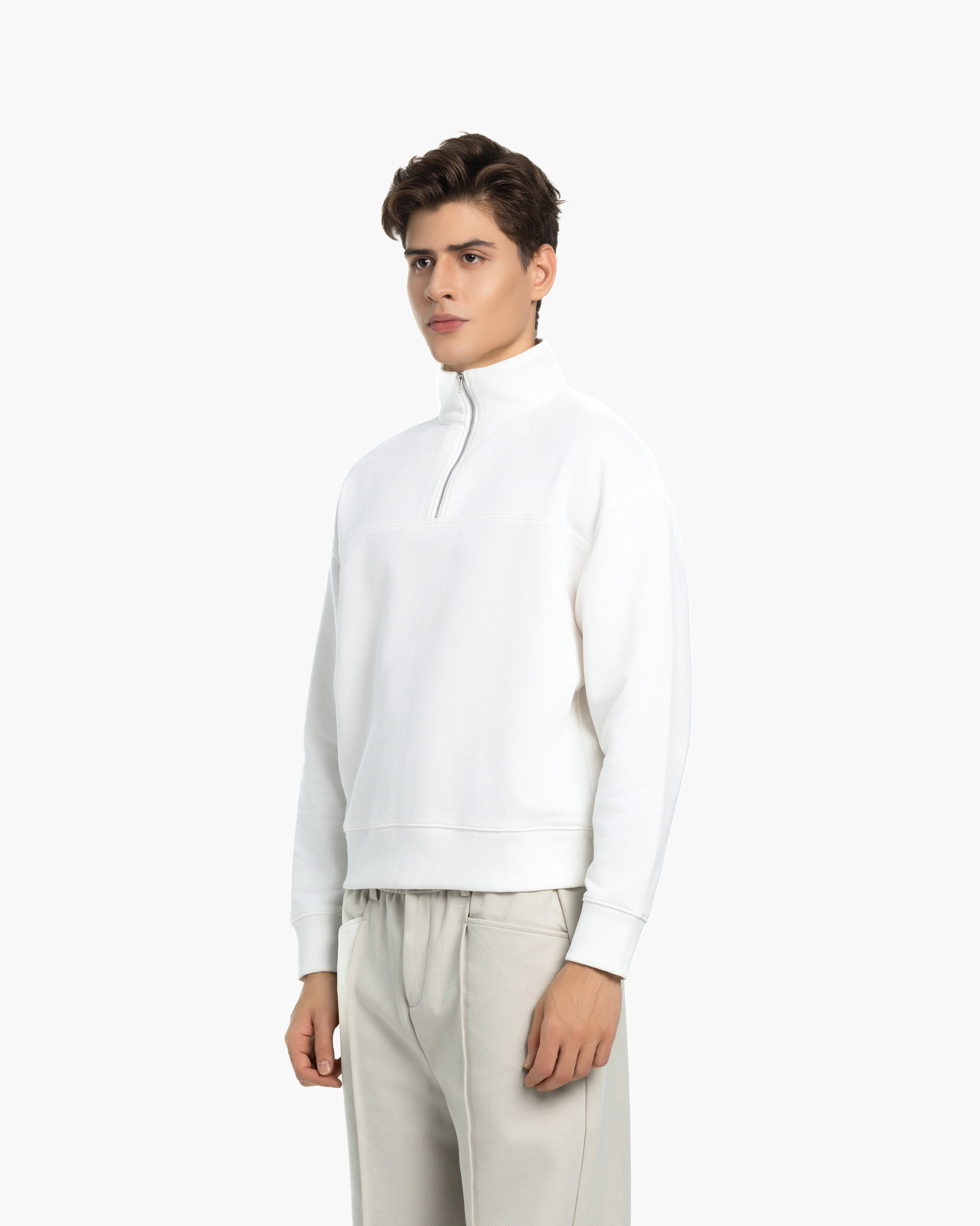 Sweatshirt With Zip 0685