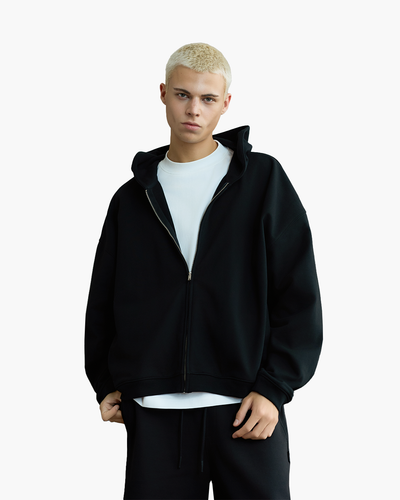 Boxy Zip Hoodie 0585