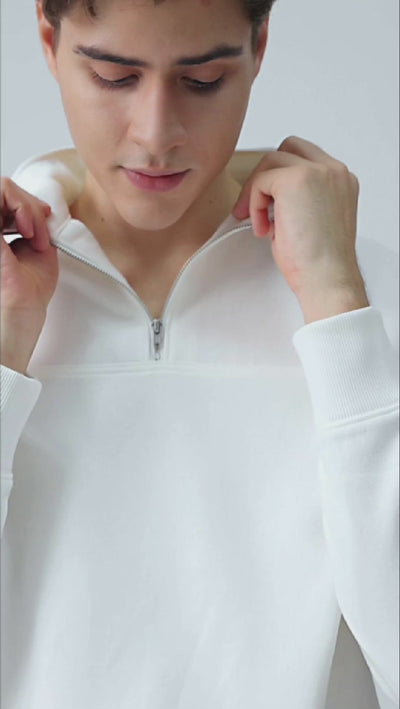 Sweatshirt With Zip 0685